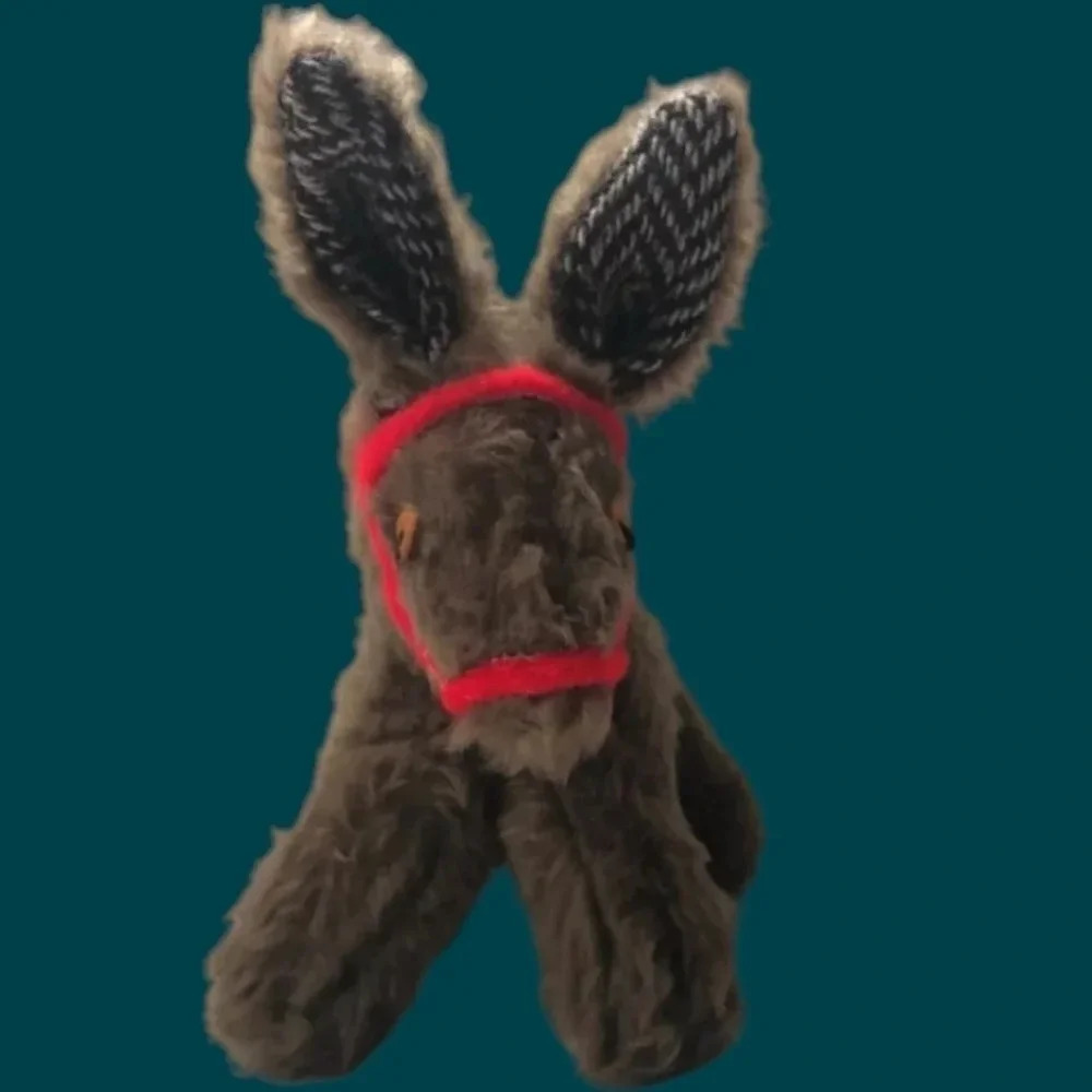 Vintage stuffed plush donkey "8.5" - Picture 1 of 8